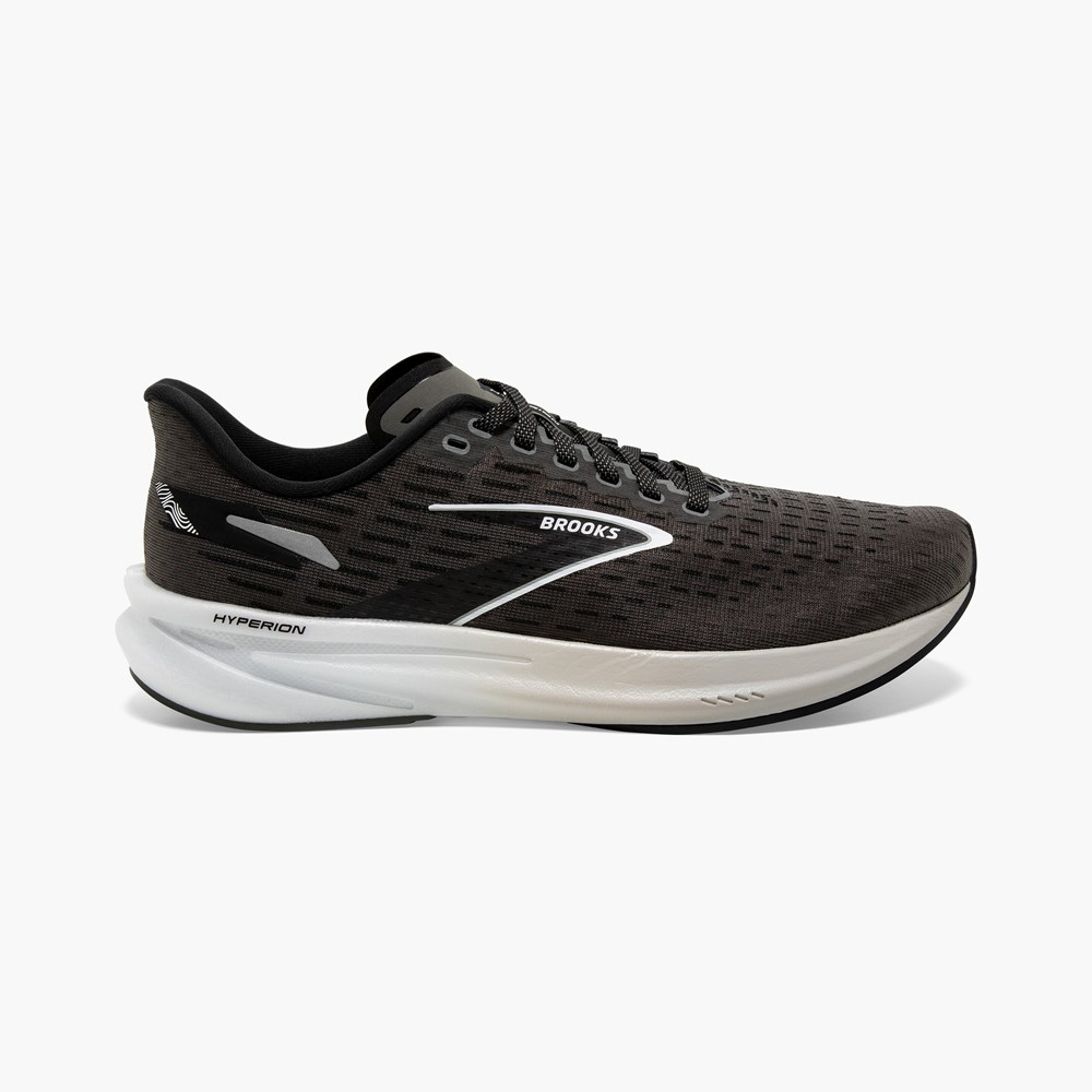 Chaussure d'Athlétisme Brooks Hyperion Speed Blanche Noir Femme | SOC-9730844